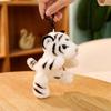 Paw Holder Tiger Plush Keychain Stuffed Keychain Tiger Plush Toy  Bag Decoration