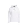 Solid Color Fitted Long Sleeve Hoodie Women Tops White HY0905