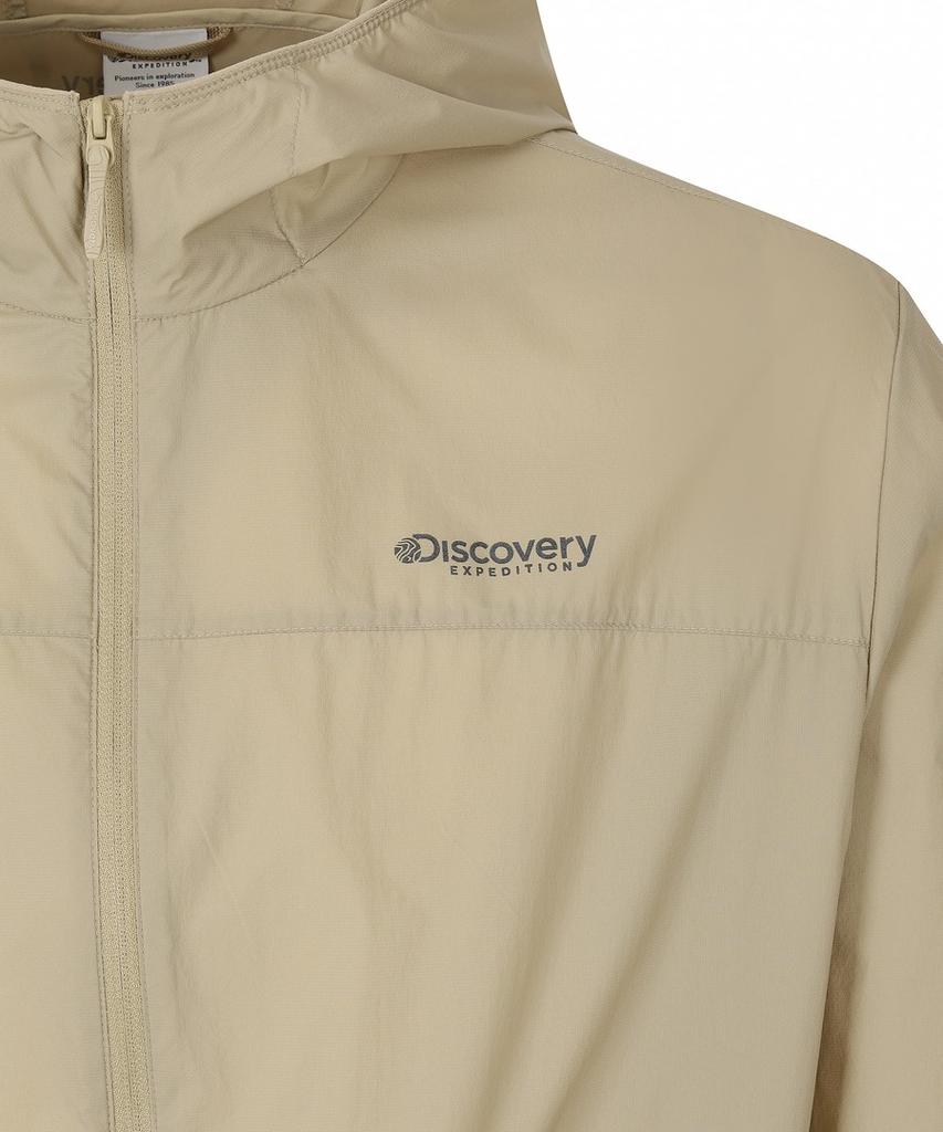Discovery Expedition Men'S Freshvent 2.0 Packable Windbreaker (L/Beige)