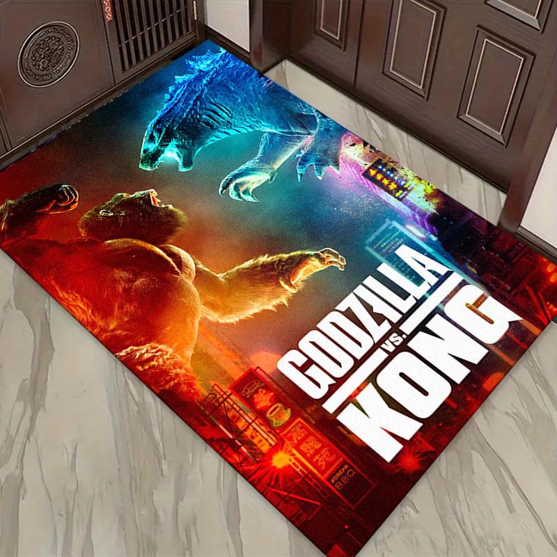 Super Kong Teppich für Wohnzimmer Schlafzimmer Zuhause Sofadekoration, Kinderspiel Rutschfeste Bodenmatte