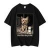 Ik heb dat beest in me Grappig Meme T-shirt Hoge Straat Modetrend Korte Mouw T-shirts Unisex Dames Casual Los Katoenen T-shirts