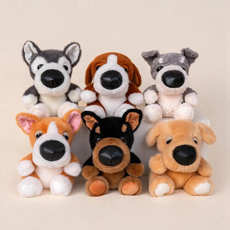 Peluche Husky Mignonne Remplie de Coton PP Pour Enfants et Collectionneurs