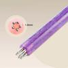 5 Petal Flower Nail Dotting Pen One Stroke Flower Design Tool Acrylic Handle Dotting Tool for DIY Nail Art Easy Nail Painting
