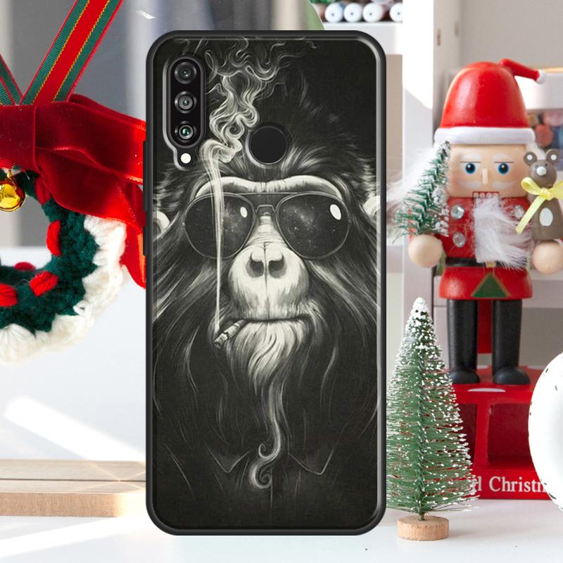 Cartoon Monkey For Huawei Nova 7i 8i 11i 12i 12s Y73 Y70 Y90 Y60 Y72 Y61 Y91 9 10 SE P30 Pro P40 Lite Case