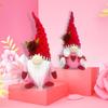 Jouets en peluche pour la Saint-Valentin Poupée Gnome en peluche Ornement Poupée sans visage Décoration de poupée naine