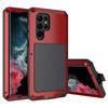 Luxury Heavy Duty Tank Metal Shockproof Armor Phone Case for Samsung S24Ultra S23 S22 S21 S20 Note 20 Anti-scratch Cover Soft Screen Protector