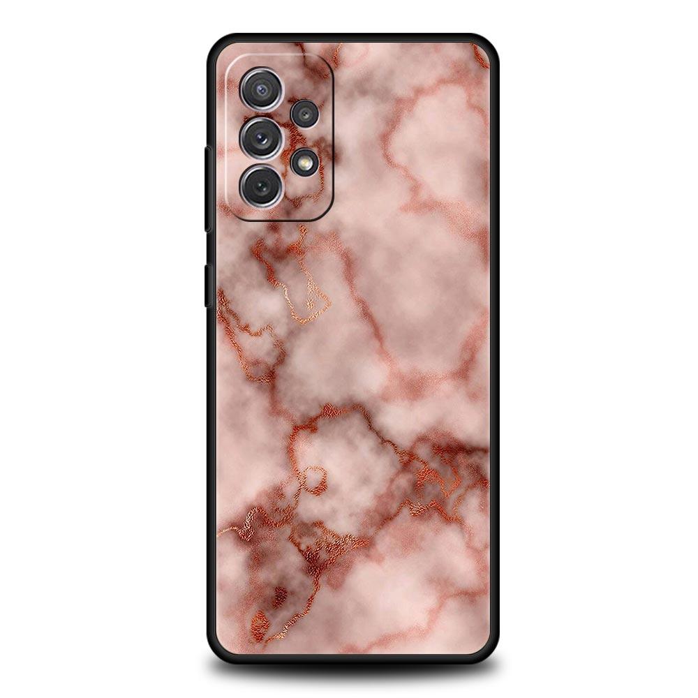 Márvány tinta és mosó telefontok Samsung Galaxy A13 A51 A71 A41 A31 A21S A11 A01 A03S A12 A32 A52 A22 A23 A33 A53 A73 5G borítóhoz