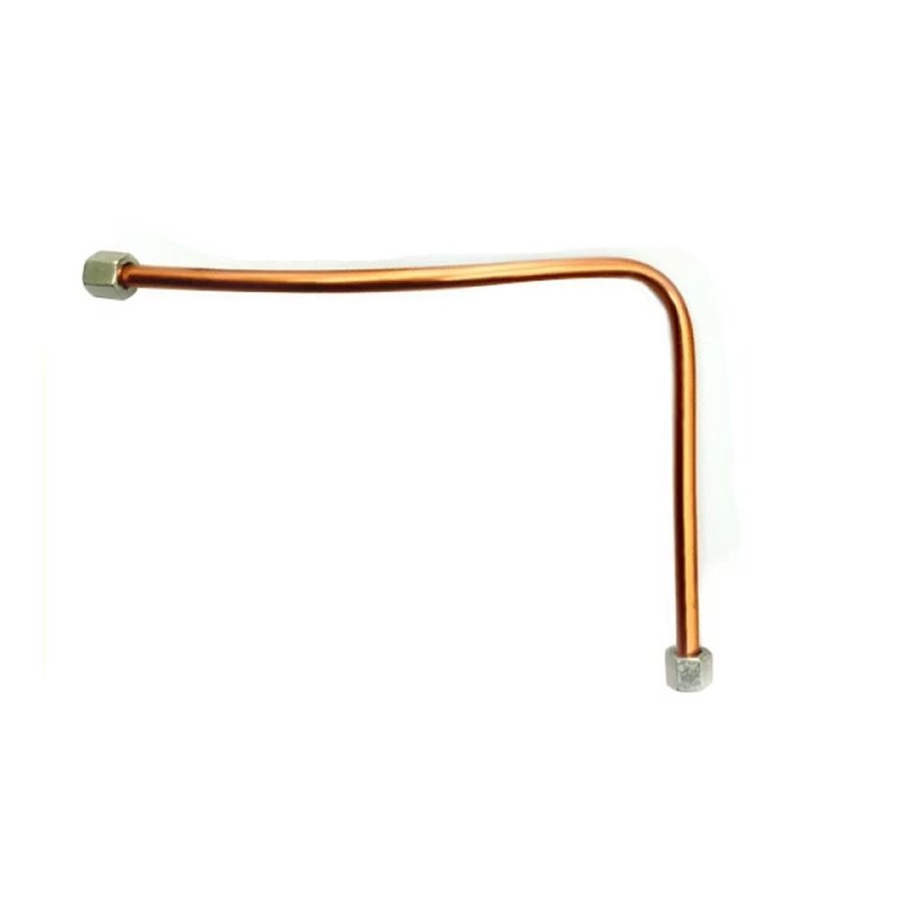 1Pcs 10*450mm 10*550mm Air Compressor Exhaust Tube G3/8" Hex Nut Aluminum Connecting Pipe Air Line Hose