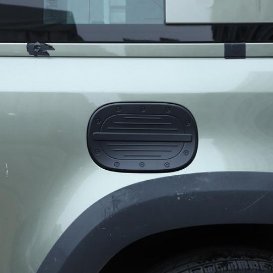 Mattschwarze Kraftstofftank-Benzinklappe Verkleidung Für Land Rover Defender -24