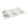 Molde de Silicona para Pastel Yousheng 12 Cavidades Diseño Forma de Plátano Mango Limón Antiadherente Molde para Hornear Apto para Lavavajillas Molde para Decoración de Pasteles