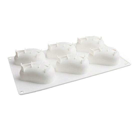 Molde de Silicona para Pastel Yousheng 12 Cavidades Diseño Forma de Plátano Mango Limón Antiadherente Molde para Hornear Apto para Lavavajillas Molde para Decoración de Pasteles