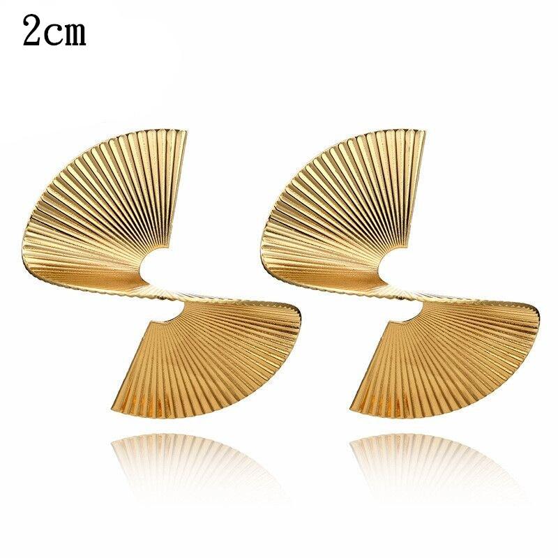Neue Mode Gold Metall Hängeohrringe für Damen Unregelmäßige Geometrische Anhänger Ohrringe Trend Brincos Schmuck Geschenk