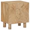 Handcrafted Nightstand Teak Brown 40 X 30 X 45 Cm