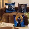 The M-Mandalorian Characters Stitch Lucky Dragon Pillow Cover Sofa Cushion Cover Home Room Decoration Children Gift