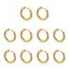 10Pcs Stainless Steel Hoop Earring Women Earring Men Punk Hiphop Gifts Fashion Jewelry Gift Piercing Earring
