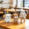 Adorable Puppy Plush Keychain Pendant