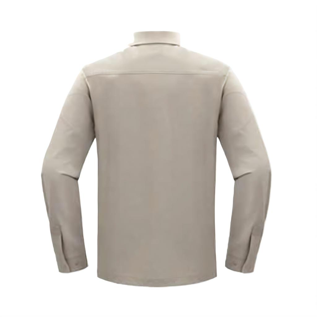 Under Armour Comfortable Versatile Soft Fashion Long Sleeve Shirt Unisex Shirts Off-White 15133216-0111