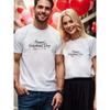 1 Stück Paar Valentinstag T-Shirt Süßer Cooler Stil Lockeres Oberteil