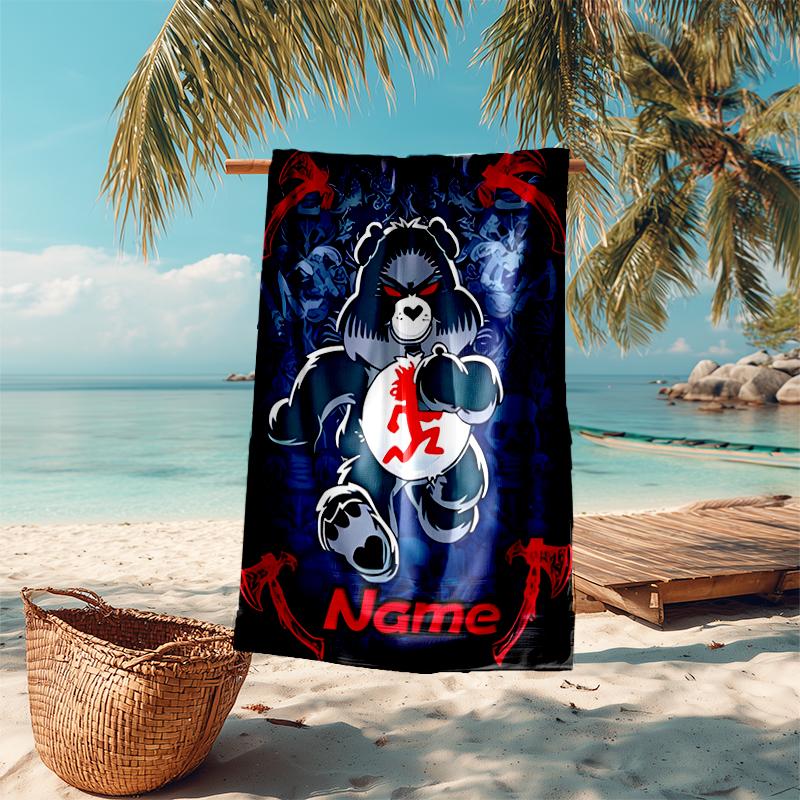 Personalized customized proof beach towel with Insane Clown Posse pattern - soft, absorbent,quick-drying,perfect swimming,camping&bathing