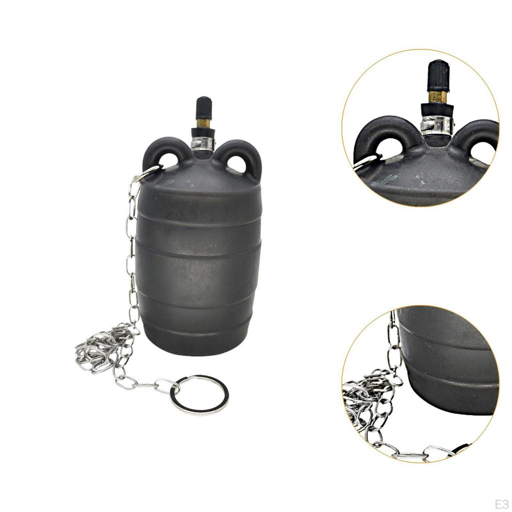 Inflatable Pipe Plug Balloon Pneumatic Easy to Take Out with Chain and Handle for Sewer Drain