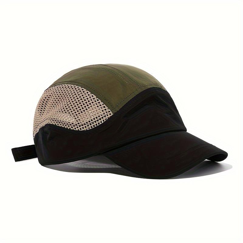 Unisex Sun Hat With Breathable Mesh, Adjustable Quick-drying Peaked Hat, Perfect For Outdoor Sports