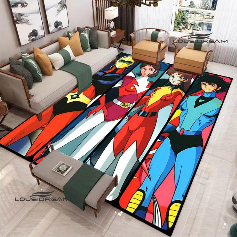 3D UFO ROBO GRENDIZER GOLDORAK Carpet Non-slip Carpet Outdoor Carpets Area Rug Home Bedroom Decor Rug for Bedroom Birthday Gift