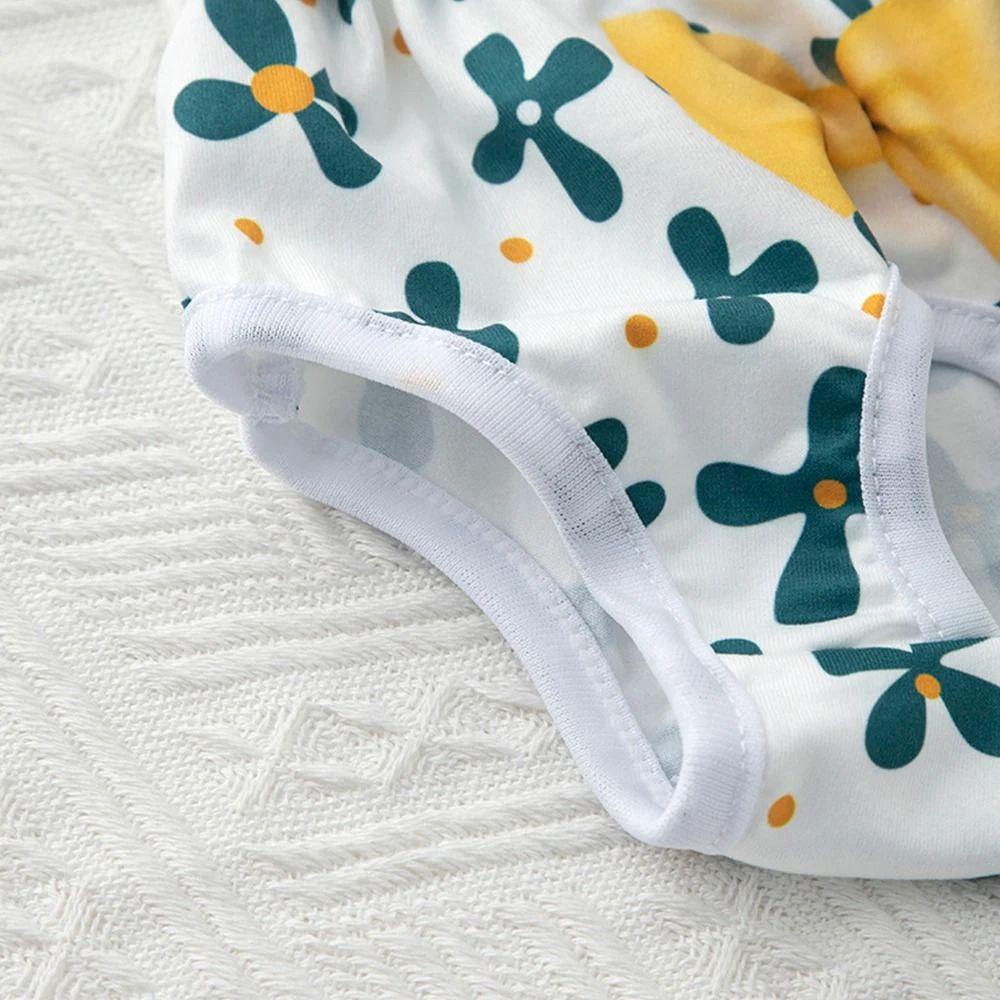 New Washable Dog Physiological Pants Leakproof Cartoon Pet Diaper Reusable Breathable Dog Menstrual Pants