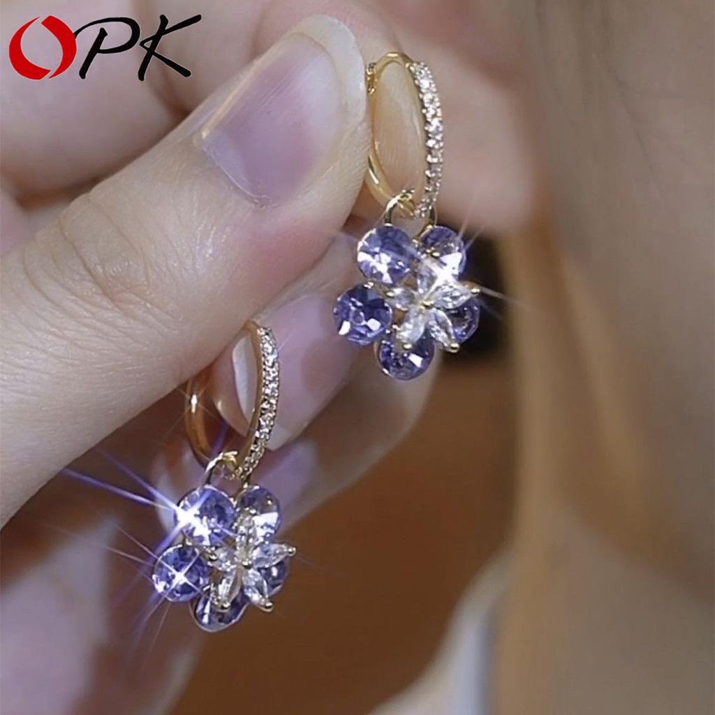 High Quality Shiny Zircon Earrings for Women