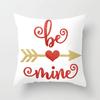 New Valentine'S Day Red Rose Pillowcase Creative Wedding Home Decoration Cushions Cover Heart Shaped Pillow Case