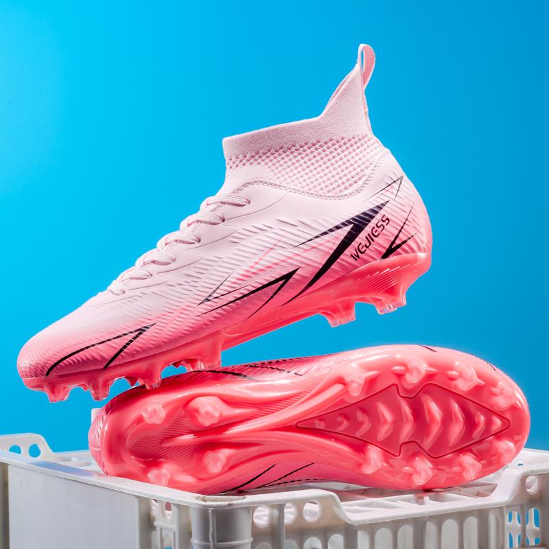 Unisex Soccer Shoes Outdoor/Indoor Boys Girls Football Boot Professional Futsal Football Training Sneakers