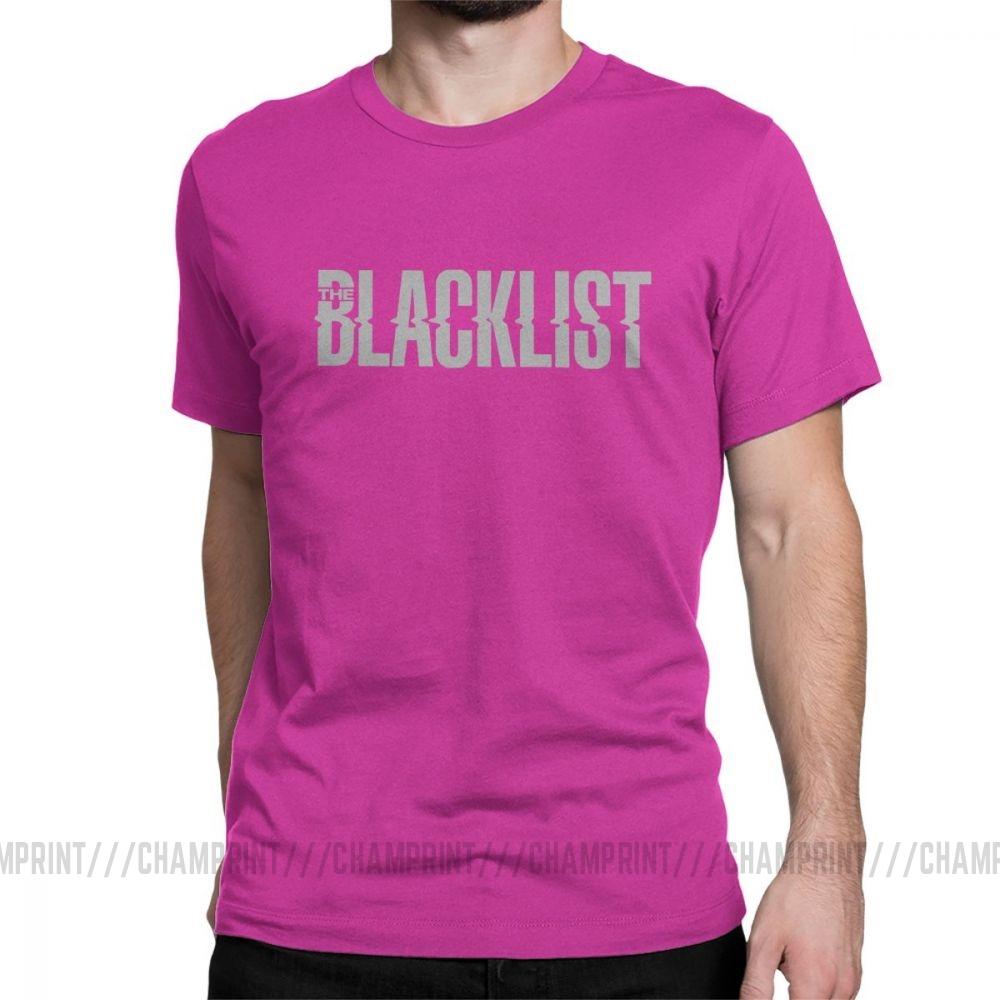Men Good Tv Series The Blacklist T Shirt Reddington Raymond Red Hat Fandom Crime Cotton Short Sleeve Tees 4XL 5XL 6XL T-Shirts