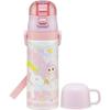 Skater Water Bottle 2-Way 470ml/430ml Rika-chan Stainless Steel Thermos Kids