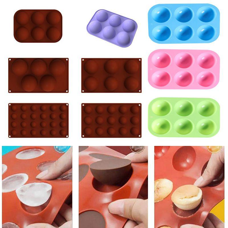 High-quality 3d Silicone Chocolate Mold For Beautiful Half Ball Cake Decorations