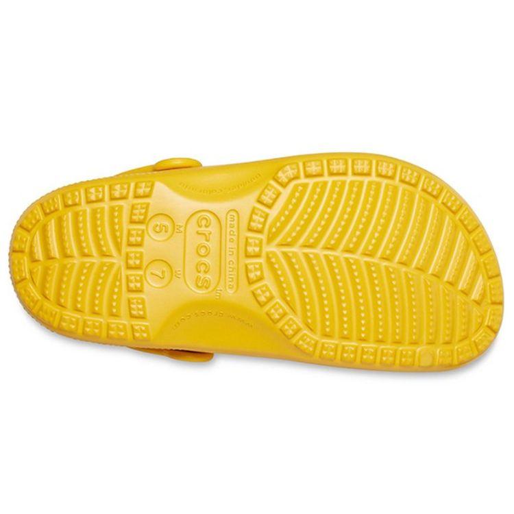 Crocs Sabot Classic Casual Simplu Sabot Umflat Sandale de Plajă Sandale Unisex Galben Deschis 206624-700