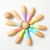 1 Set Bowling Toys Smooth Surface Multipurpose Non-deform Burr-free Safe Use Entertainment Wooden