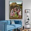 Classic Oil Painting Poster Worshiping the Magi Print by Jerome Bosch Canvas Painting Living Room Decoration House
