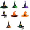 Kids Witch Hat Halloween Party Hat Pointed Witch Hats for Carnivals Decorations