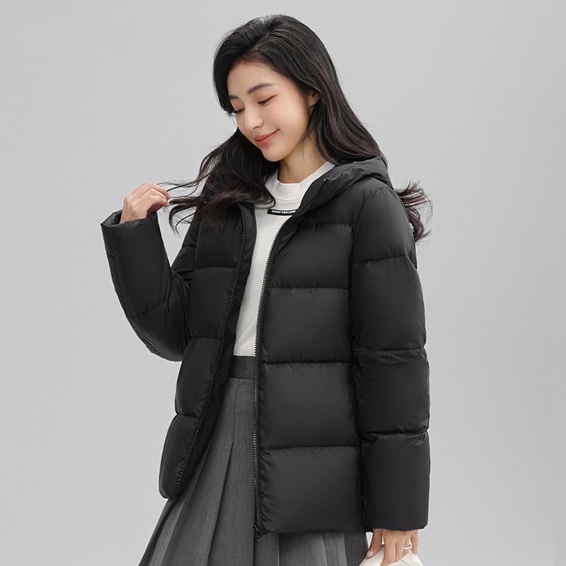 Doudoune pour femme automne et hiver nouvelle veste slim à capuche de style coréen tout-en-un