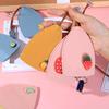 Practical Fine Stitching Faux Leather Key Wallet Cartoon Housekeeper Keychain Pouch Household Products