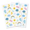 Stickers for Children - Kawaii - Weather - 68 Pieces - Multicolored Stickers - Creativity