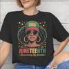 Juneteenth Black Women 1865 Rooted In Freedom Graphic T Shirt Men Women 100 Cotton Tee Shirt Clothes