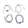 Friendship Bracelet Braided Rope Bracelet Adjustable Couple Bracelet Party Jewelry Set Gifts