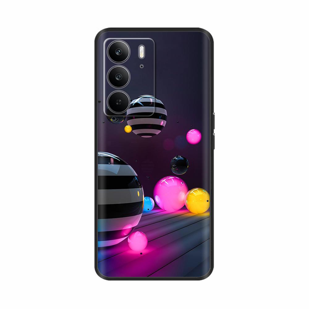 For Realme 14x 5G Case Fashion Flower Cartoon Soft Silicone Back Cover For Oppo Realme 14x 5G 14 X Phone Cases Protective Fundas