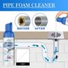 Pipe Dredge Drain Foam Cleaner Clog Remover Deodorant Drain Pipe Cleaner Odor Eliminator Pipe Dredging Agent Sink Drain Cleaner