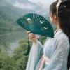 Vintage Bamboo Folding Fan Traditional Handheld Fan Folding Hand Fan  Hanfu Matching
