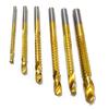 6 Stück 3/4/5/6/6,5/8MM Kobalt-Spiralbohrer Hochleistungs-Rundschaft Edelstahl Hartmetall Aluminium Kunststoff Schneidbohrer Holzbearbeitungswerkzeuge