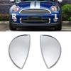 1 Pair Chrome Headlight Washer Nozzle Cover Cap Fit For Mini Cooper R55 R56 R57 R58 R59 2008-2014 61672752559,61672752560
