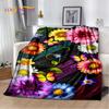 Nordische 3D-Gänseblümchen-Blume, weiche Plüschdecke, Flanelldecke, Überwurf, Decke für Wohnzimmer, Schlafzimmer, Bett, Sofa, Picknick, Bettdecke