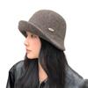 1Pc Autumn and Winter New Basin Hat Wool Blended Bucket Hat Women Show Small Face Versatile Fashion Irregular Wide Brim Warm Hat