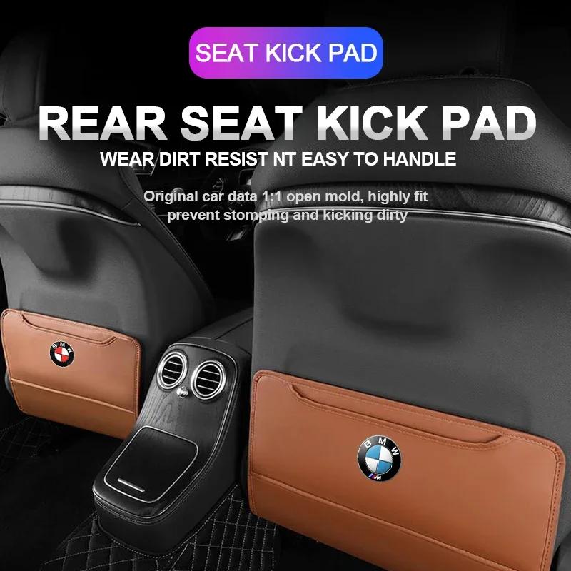 BAIP6 New Hots E60 Car Seat Protector PU Leather Car Seat Back Cover Protector For BMW X1 X2 X3 X4 X5 X6 3 5 Series M2 M3 M4 M5 M6 M7